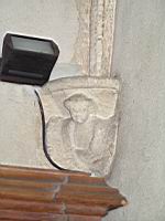Chatillon-sur-Chalaronne, Eglise, Chapelle des corporations du bois, Culot, Compagnon (4)